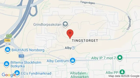 Lägenheter till salu i Botkyrka - kort over placeringen