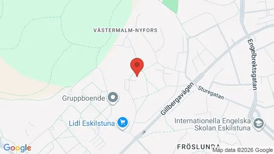 Lägenheter att hyra i Eskilstuna - kort over placeringen