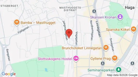 Lägenheter till salu i Göteborg Centrum - kort over placeringen