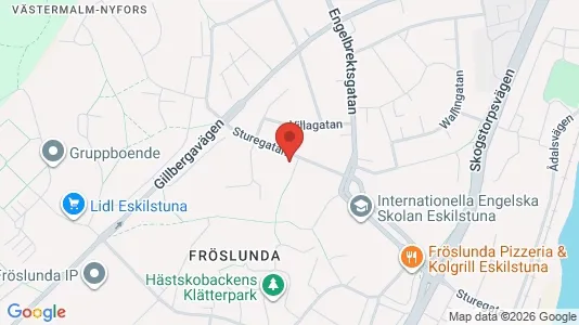 Lägenheter att hyra i Eskilstuna - kort over placeringen
