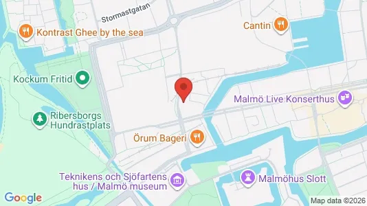 Lägenheter till salu i Malmö Centrum - kort over placeringen