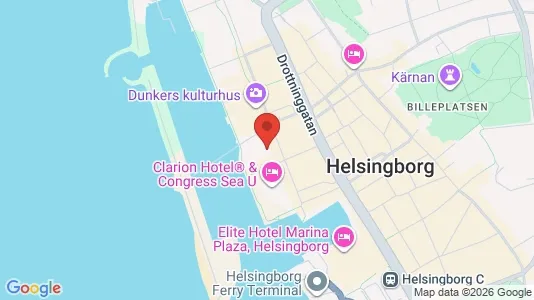 Lägenheter till salu i Helsingborg - kort over placeringen