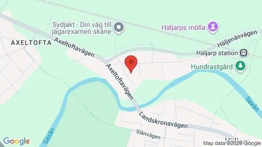 Bostadsrätter till salu i Eslöv - kort over placeringen