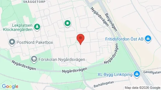 Lägenheter att hyra i Linköping - kort over placeringen