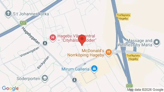 Lägenheter att hyra i Norrköping - kort over placeringen