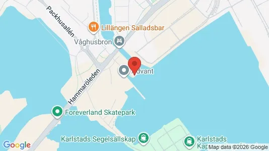 Bostadsrätter till salu i Karlstad - kort over placeringen