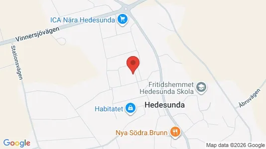 Lägenheter att hyra i Gävle - kort over placeringen