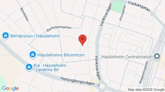 Bostadsrätter till salu i Hässleholm - Bild från Google Street View