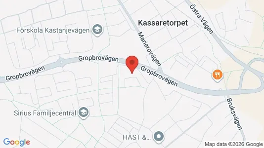 Lägenheter till salu i Vänersborg - kort over placeringen