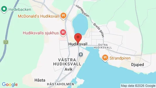 Fritidshus till salu i Hudiksvall - Bild från Google Street View