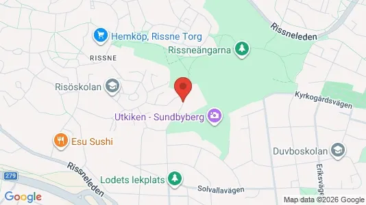 Lägenheter till salu i Sundbyberg - kort over placeringen