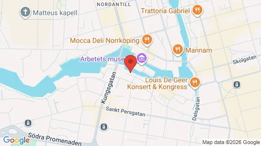 Lägenheter till salu i Norrköping - kort over placeringen