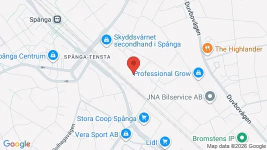 Lägenheter till salu i Västerort - kort over placeringen