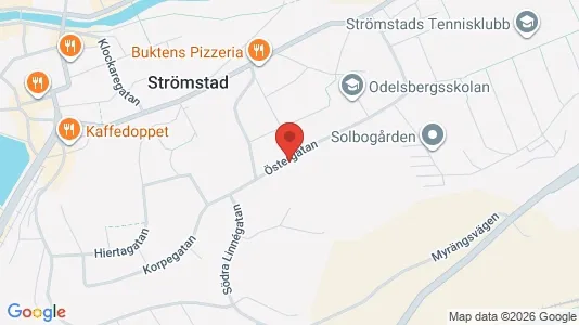 Lägenheter till salu i Strömstad - kort over placeringen
