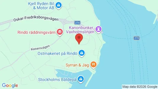 Lägenheter till salu i Vaxholm - kort over placeringen