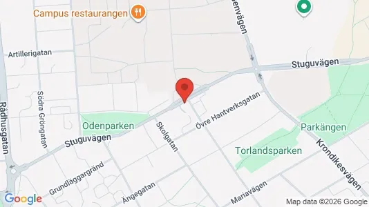 Lägenheter till salu i Östersund - kort over placeringen