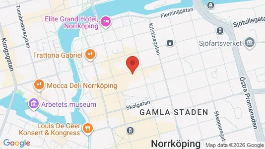 Lägenheter till salu i Norrköping - kort over placeringen