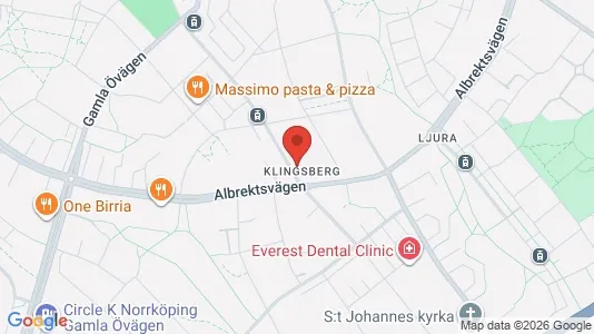 Lägenheter till salu i Norrköping - kort over placeringen