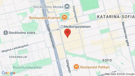 Lägenheter till salu i Täby - kort over placeringen