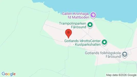 Bostadsrätter till salu i Gotland - kort over placeringen