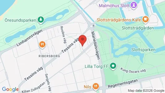 Lägenheter till salu i Malmö Centrum - kort over placeringen