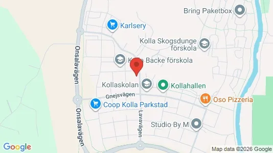 Bostadsrätter till salu i Kungsbacka - kort over placeringen