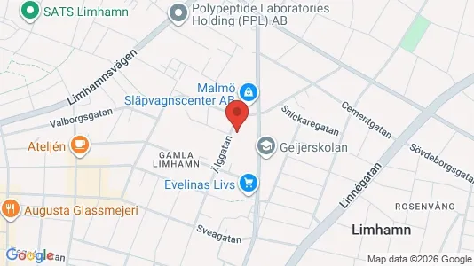 Lägenheter till salu i Malmö Centrum - kort over placeringen