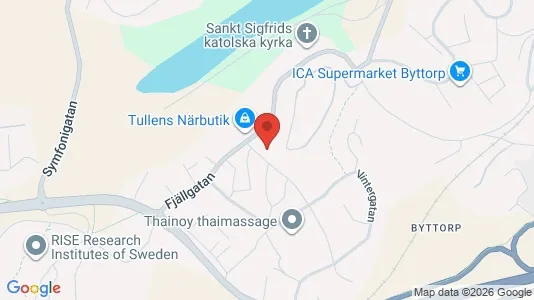 Lägenheter till salu i Borås - kort over placeringen