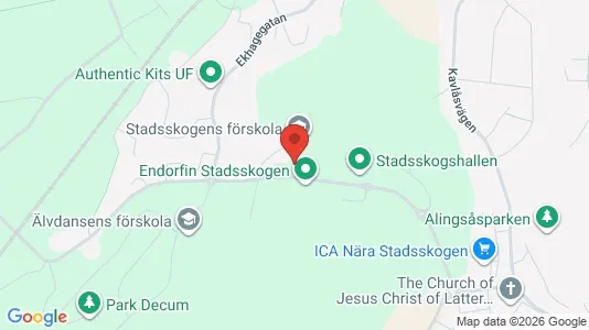 Lägenheter till salu i Alingsås - kort over placeringen