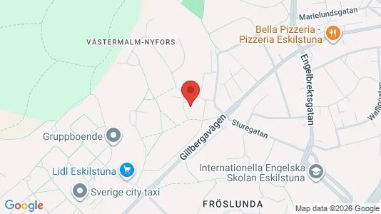 Lägenheter att hyra i Eskilstuna - kort over placeringen