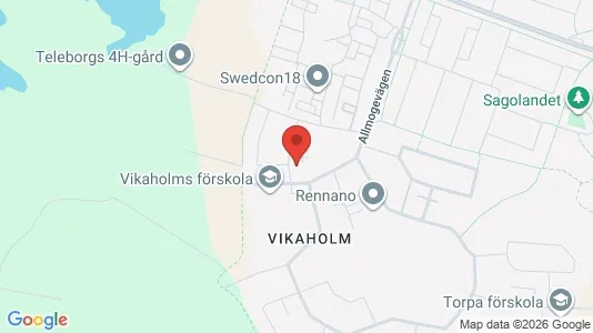 Lägenheter till salu i Växjö - kort over placeringen