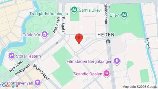 Lägenheter till salu i Göteborg Centrum - kort over placeringen