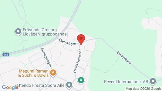 Lägenheter till salu i Upplands Väsby - kort over placeringen
