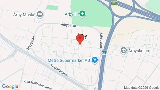 Lägenheter att hyra i Eskilstuna - kort over placeringen
