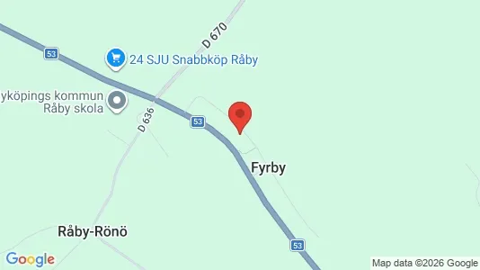 Bostadsrätter till salu i Nyköping - kort over placeringen