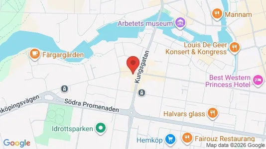 Lägenheter att hyra i Norrköping - kort over placeringen