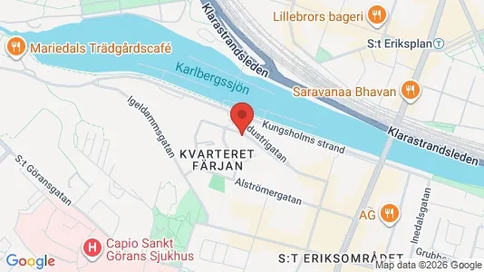 Lägenheter till salu i Kungsholmen - kort over placeringen