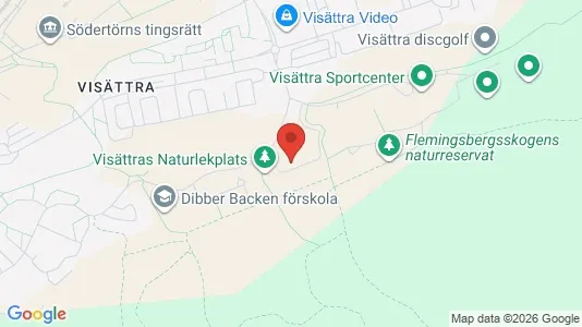 Lägenheter till salu i Huddinge - kort over placeringen