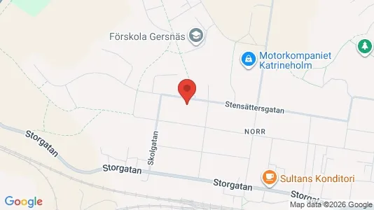 Lägenheter att hyra i Katrineholm - kort over placeringen
