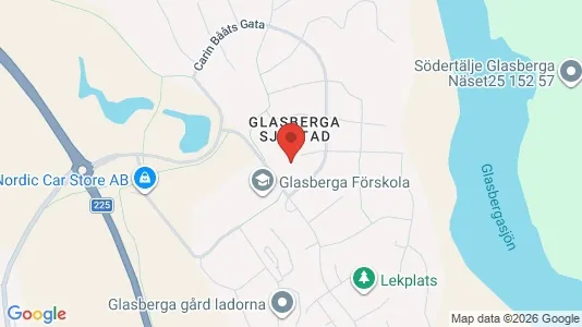 Bostadsrätter till salu i Södertälje - kort over placeringen