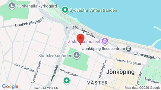 Lägenheter att hyra i Jönköping - kort over placeringen