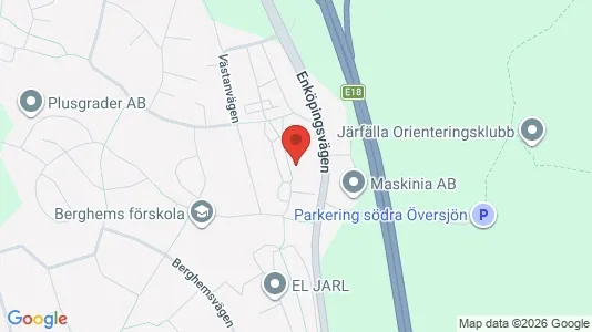 Lägenheter till salu i Järfälla - kort over placeringen