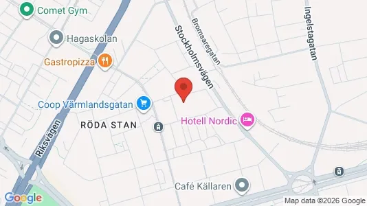 Lägenheter att hyra i Norrköping - kort over placeringen