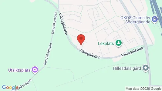 Lägenheter till salu i Landskrona - kort over placeringen