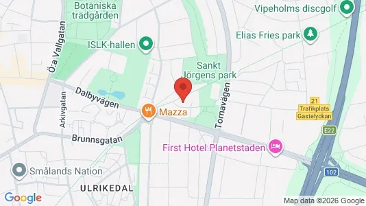 Lägenheter till salu i Lund - kort over placeringen