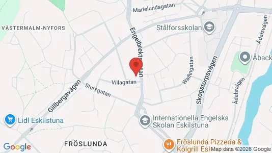 Lägenheter att hyra i Eskilstuna - kort over placeringen