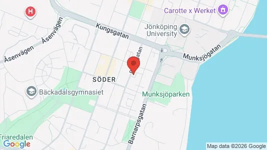 Lägenheter att hyra i Jönköping - kort over placeringen