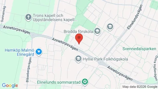 Lägenheter till salu i Helsingborg - kort over placeringen