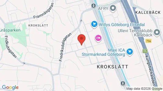 Lägenheter till salu i Örgryte-Härlanda - kort over placeringen