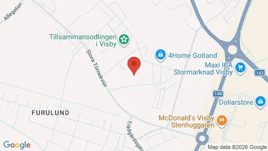 Lägenheter till salu i Gotland - kort over placeringen